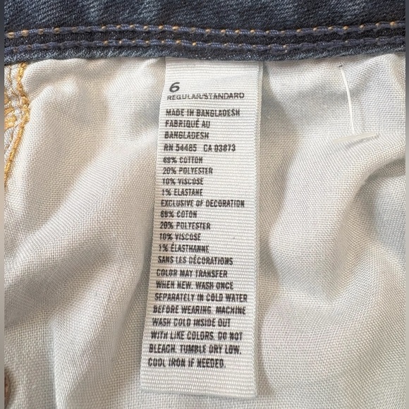 American Eagle Outfitters, Super Skinny Jeans, Size 6 Regular, Blue - Picture 3 of 9